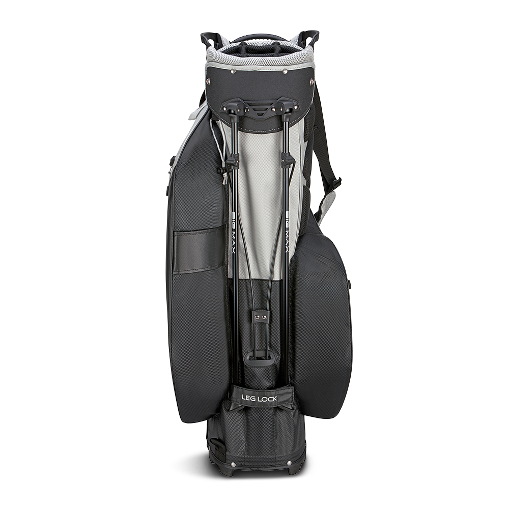 Big Max Dri Lite Hybrid Plus Golf Stand Bag - Grey / Black