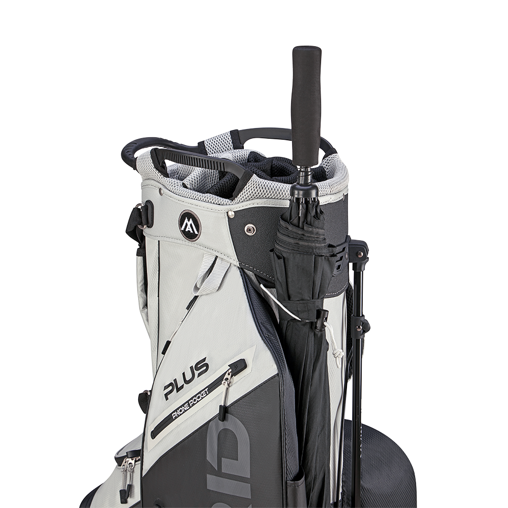 Big Max Dri Lite Hybrid Plus Golf Stand Bag 2024 - Black Grey   