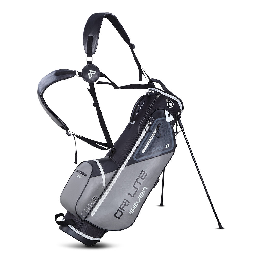 K506 BIG MAX Dri Lite Seven スタンドキャディバッグ Big Max Dri Lite Seven G Golf Stand Bag - Black Grey – Major Golf