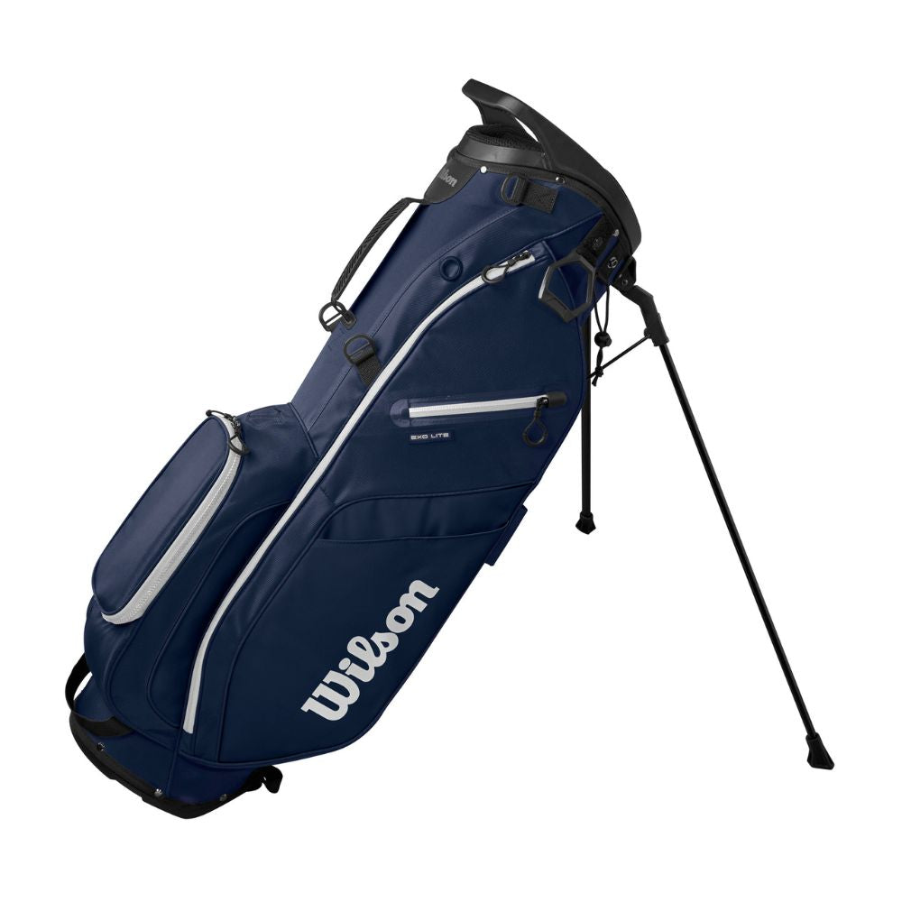 Wilson Golf Exo Lite Stand Bag 2025 - Navy / White Navy / White