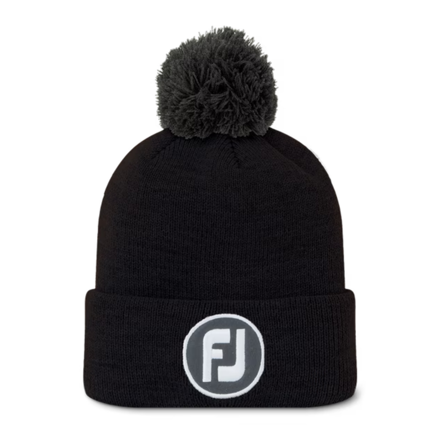 Footjoy Solid Pom Pom Hat Black  