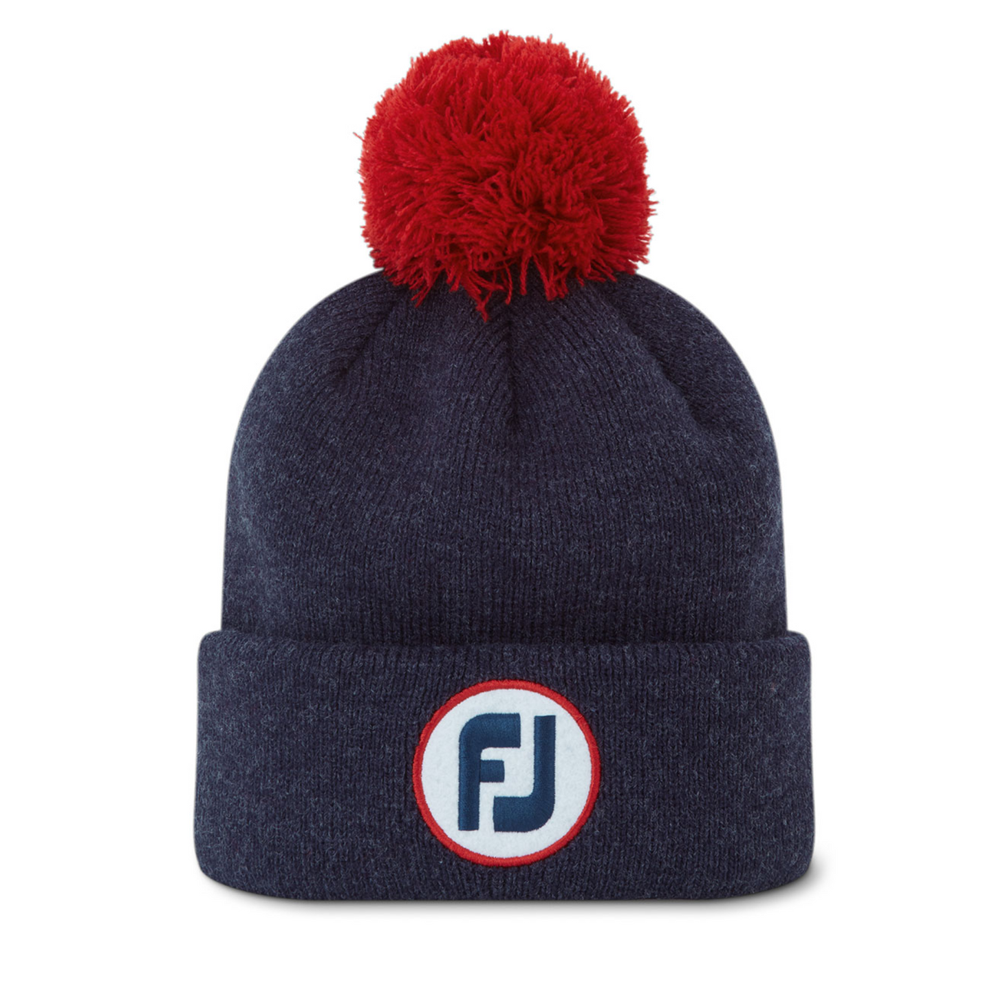 Footjoy Solid Pom Pom Hat Heather Navy  