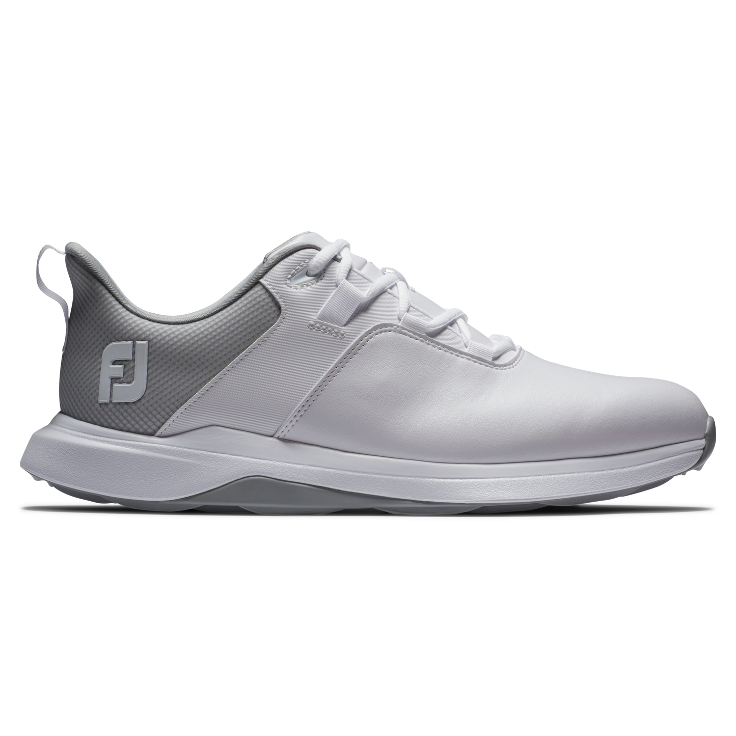 FootJoy ProLite Mens Spikeless Golf Shoes 56924 White / Grey / Light Grey 56924M 8 