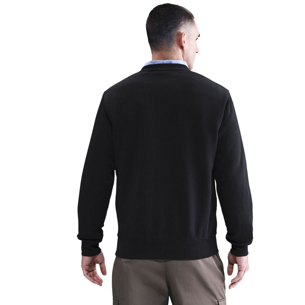 Nike Club Fleece Crew Mens Pullover Golf Top 2025 - FN3886-010