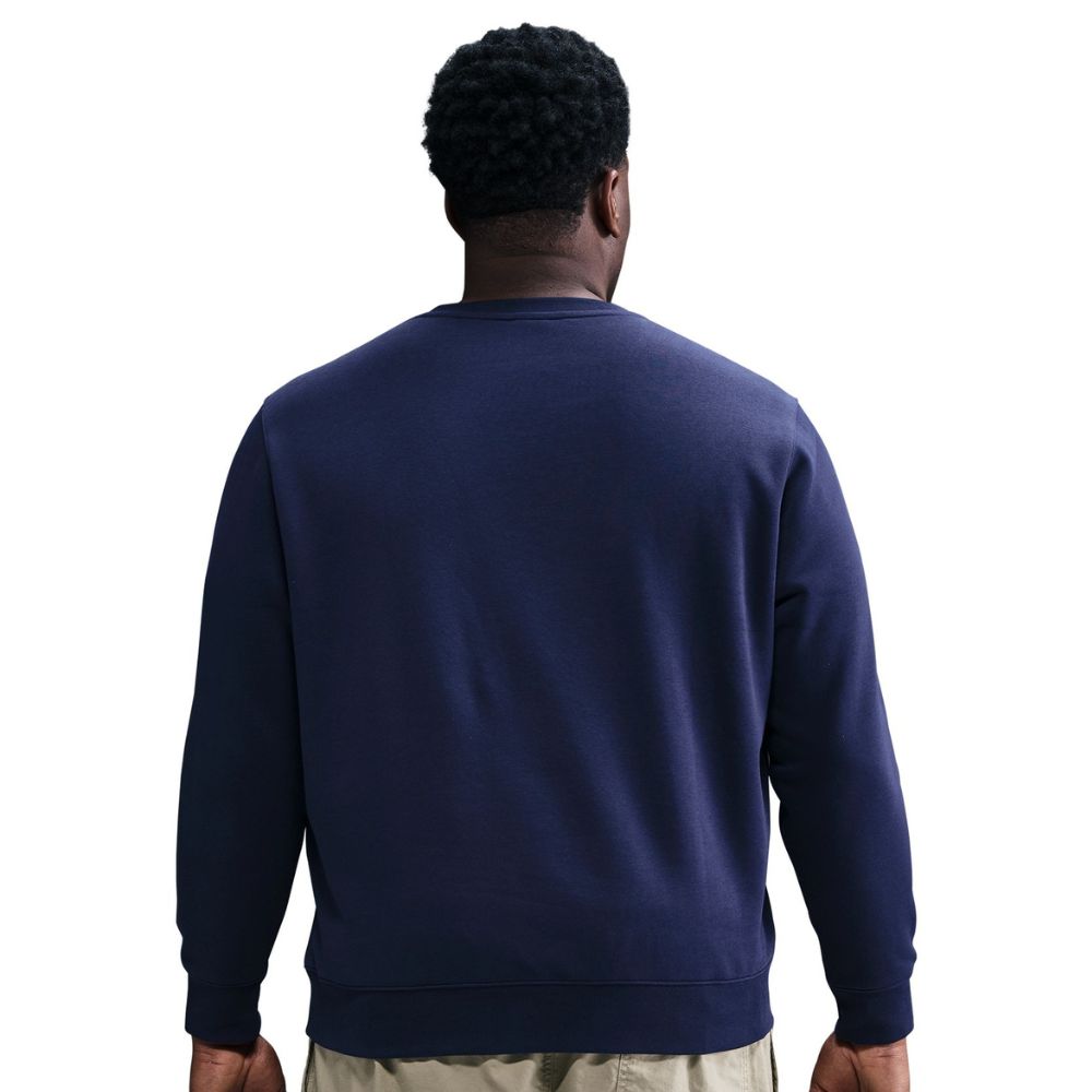 Nike Club Fleece Crew Mens Pullover Golf Top 2025 - FN3886-451