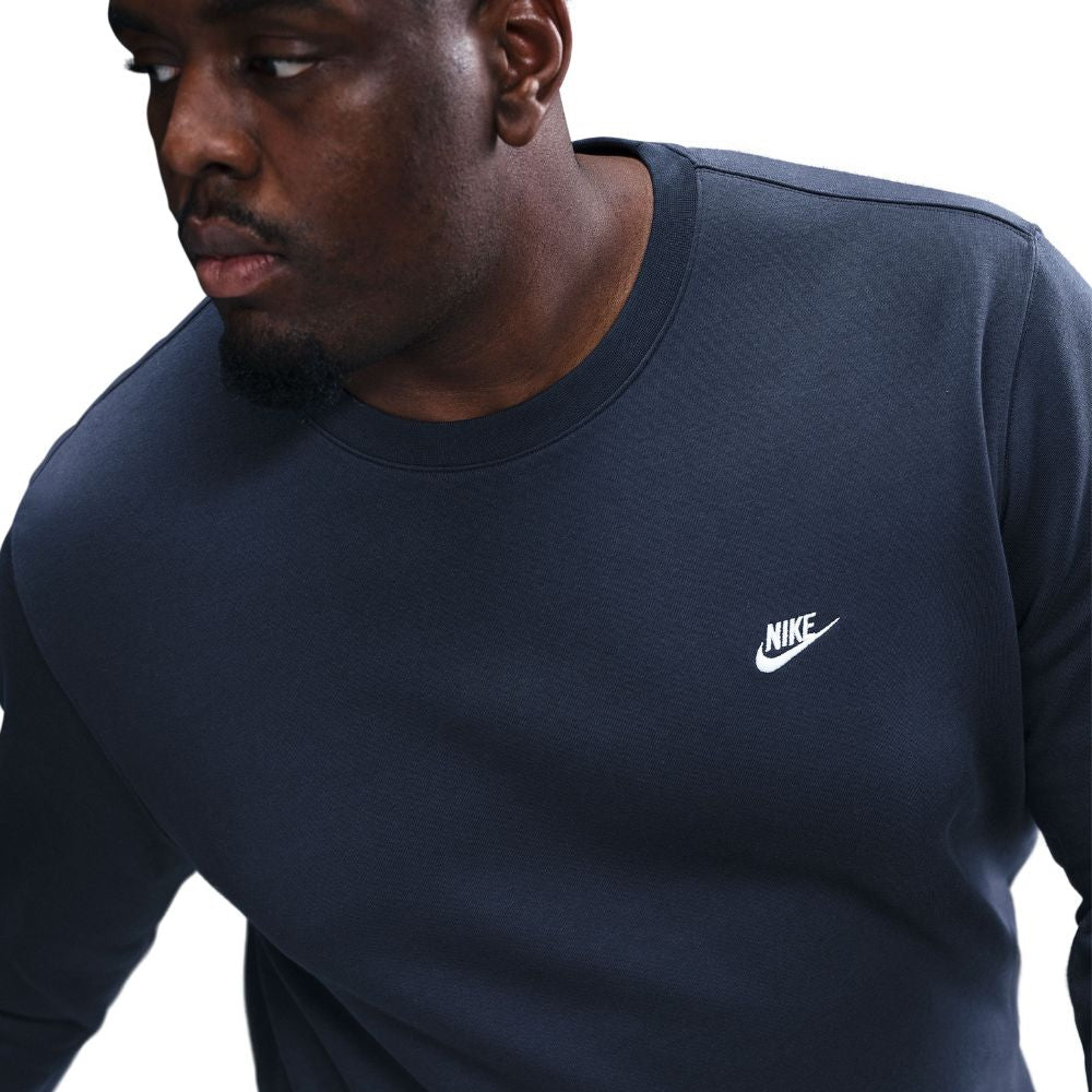 Nike Club Fleece Crew Mens Pullover Golf Top 2025 - FN3886-451