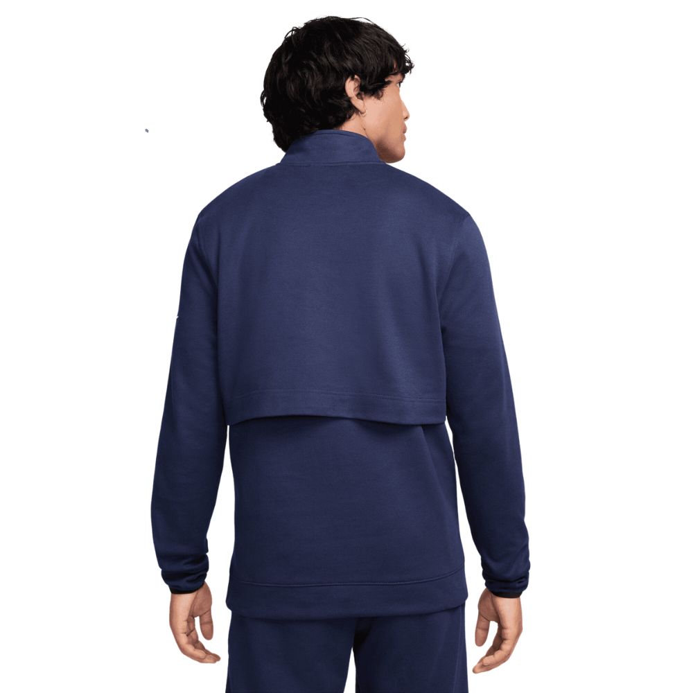 Nike Tour 1/2 Zip Pique Pullover Golf Top - FQ0472 410