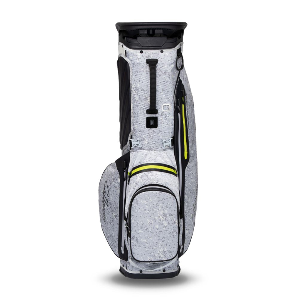 Callaway Fairway + HD Stand Golf Bag 2025 - Grey Splatter / Flo Yellow