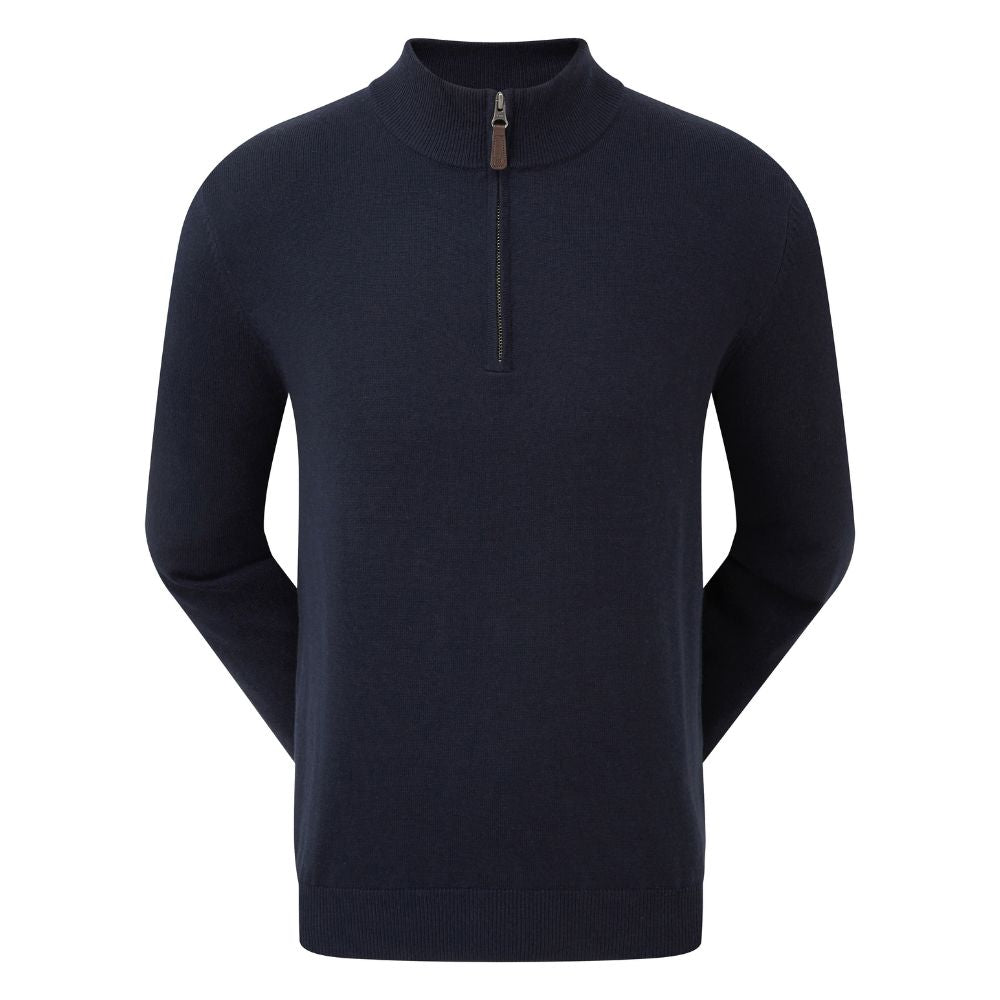 FootJoy Essentials 1/2 Zip Mens Golf Midlayer Top 2025 - 90138 Navy M