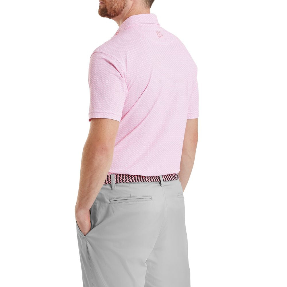 FootJoy Golf Scallop Geo Pique Polo Shirt 2026 - 39240