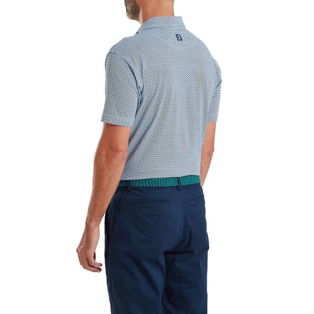 FootJoy Golf Scallop Geo Pique Polo Shirt 2026 - 39241