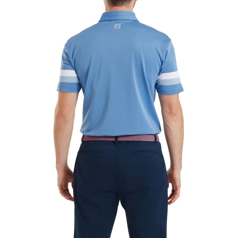FootJoy Golf Sleeve Stripe Pique Polo Shirt 2026 - 39279