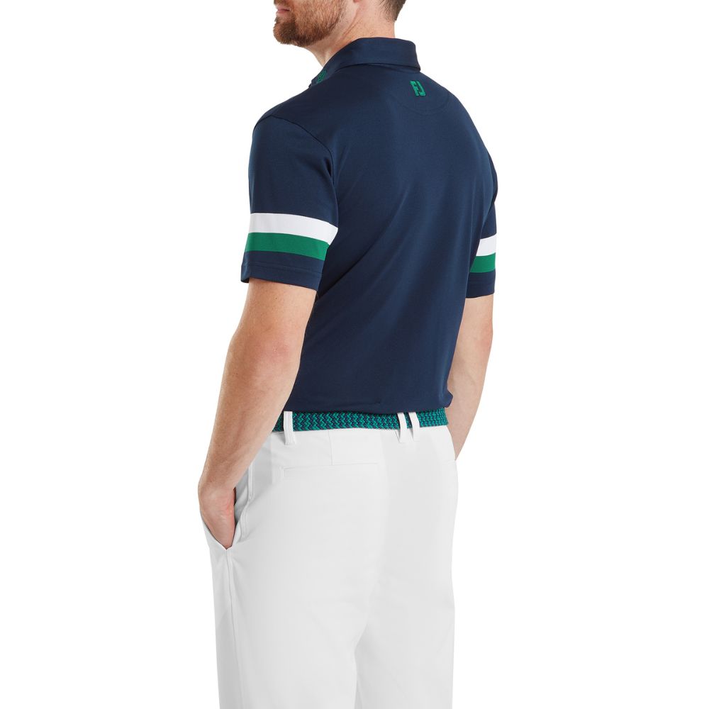 FootJoy Golf Sleeve Stripe Pique Polo Shirt 2026 - 39282