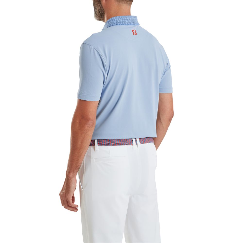 FootJoy Golf Star Geo Trim Pique Polo Shirt 2026 - 39283