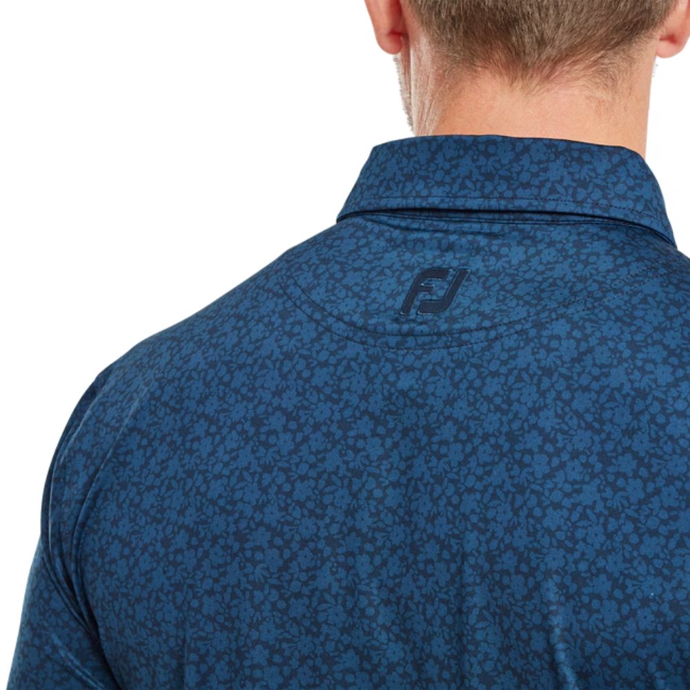 FootJoy Painted Floral Lisle Golf Polo Shirt - 81617