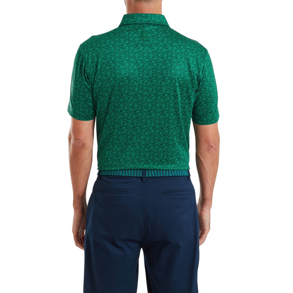 FootJoy Painted Floral Lisle Golf Polo Shirt 2026 - 39352