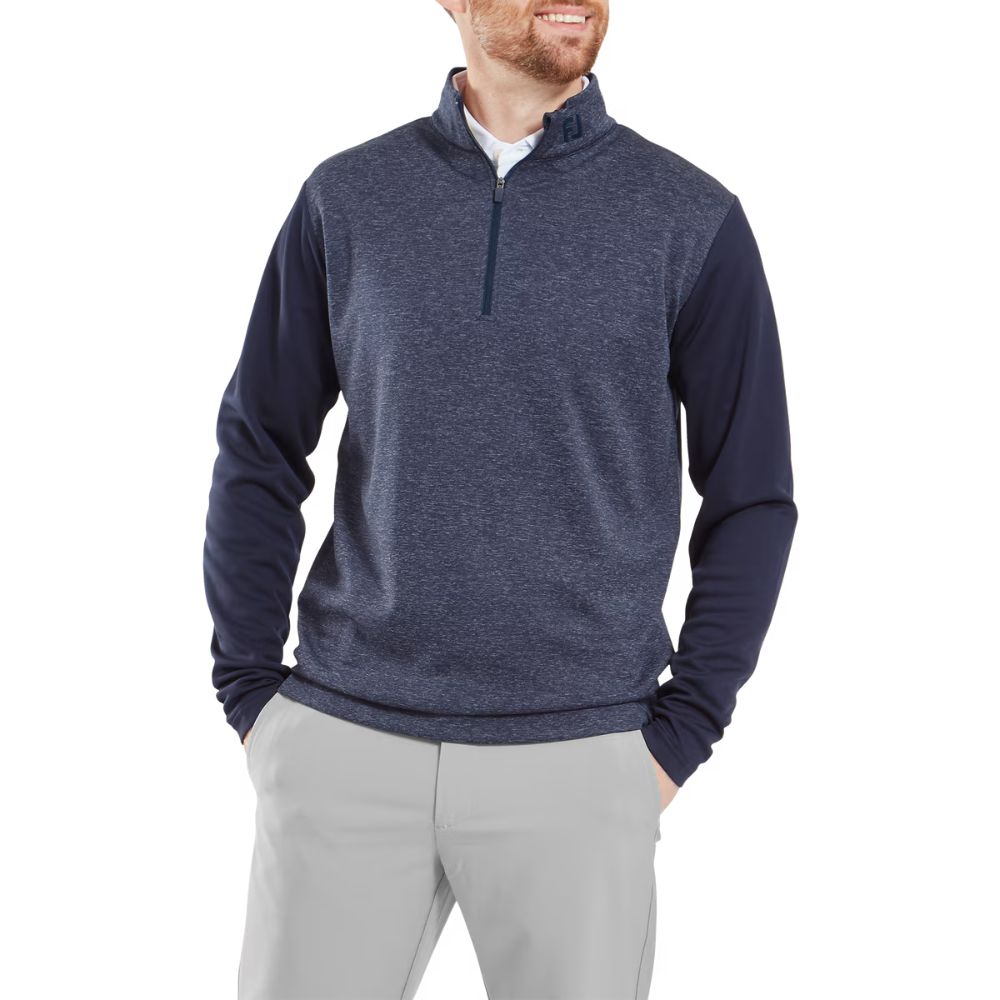 FootJoy Essential Tonal Heather Chill-Out Pullover Top 2025 - 34138
