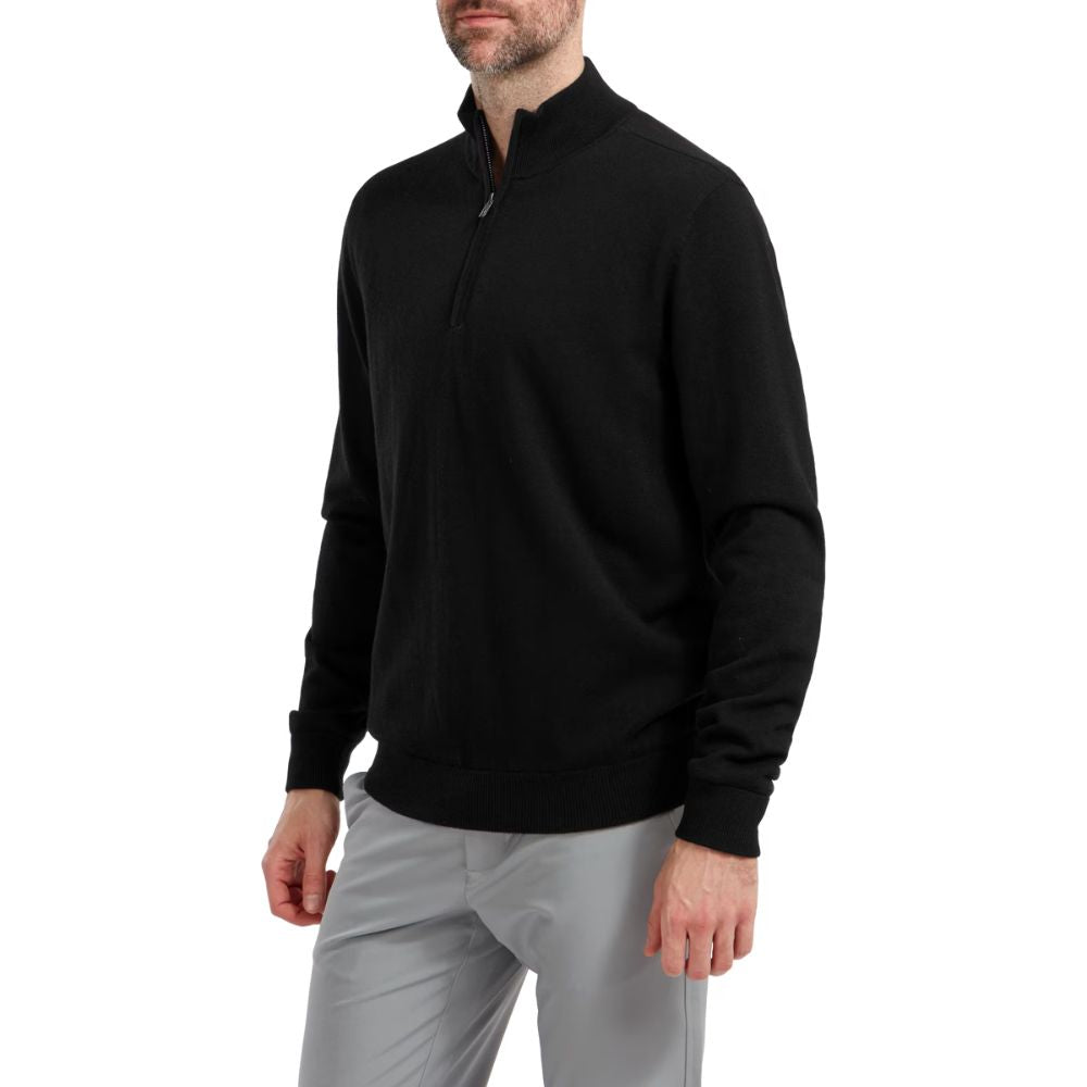 FootJoy Essentials Woolblend 1/2 Zip Lined Mens Golf Midlayer Top 2025 - 90207