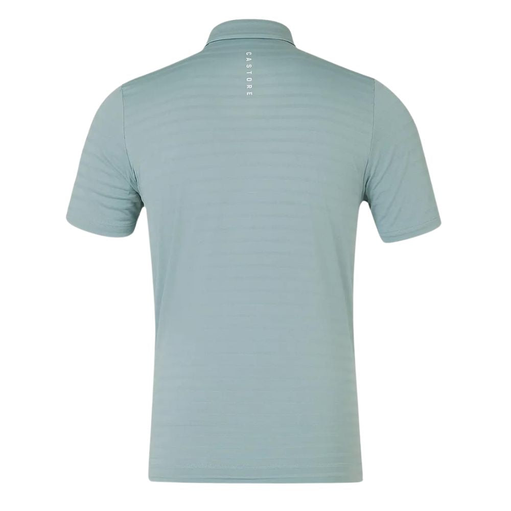 Castore Golf Textured Pique Stripe Polo Shirt GMC30691 - 218   