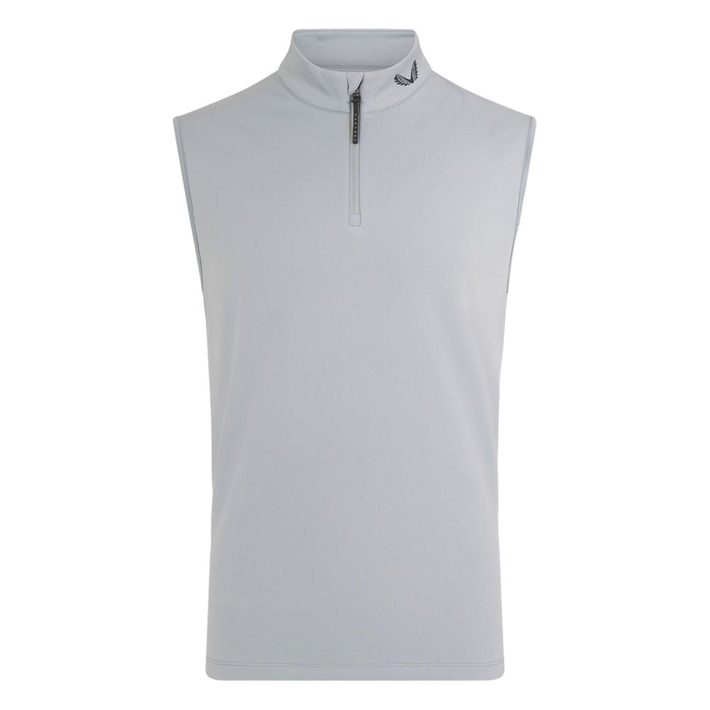 Castore Club Classic 1/2 Zip Mens Golf Gilet 2025 - GME40992-128 Mid Grey / Gunmetal 128 M