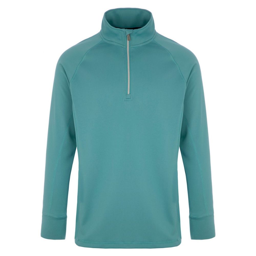 ProQuip Pro-Tech Comfort Stretch 1/4 Zip Midlayer Pullover Top - Porcelain Green Porcelain Green M