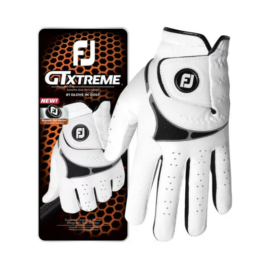 FootJoy GTxtreme All Weather Golf Glove 64875 White / Black S Left Hand (Right Handed Golfer)