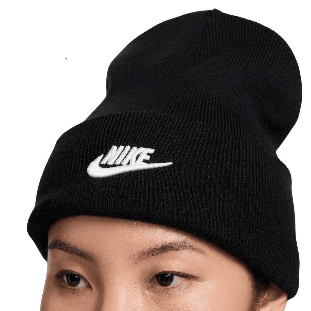 Nike Peak Futura Golf Beanie Hat 2024 - HF0186 - 010 Black / White 010 OSFM