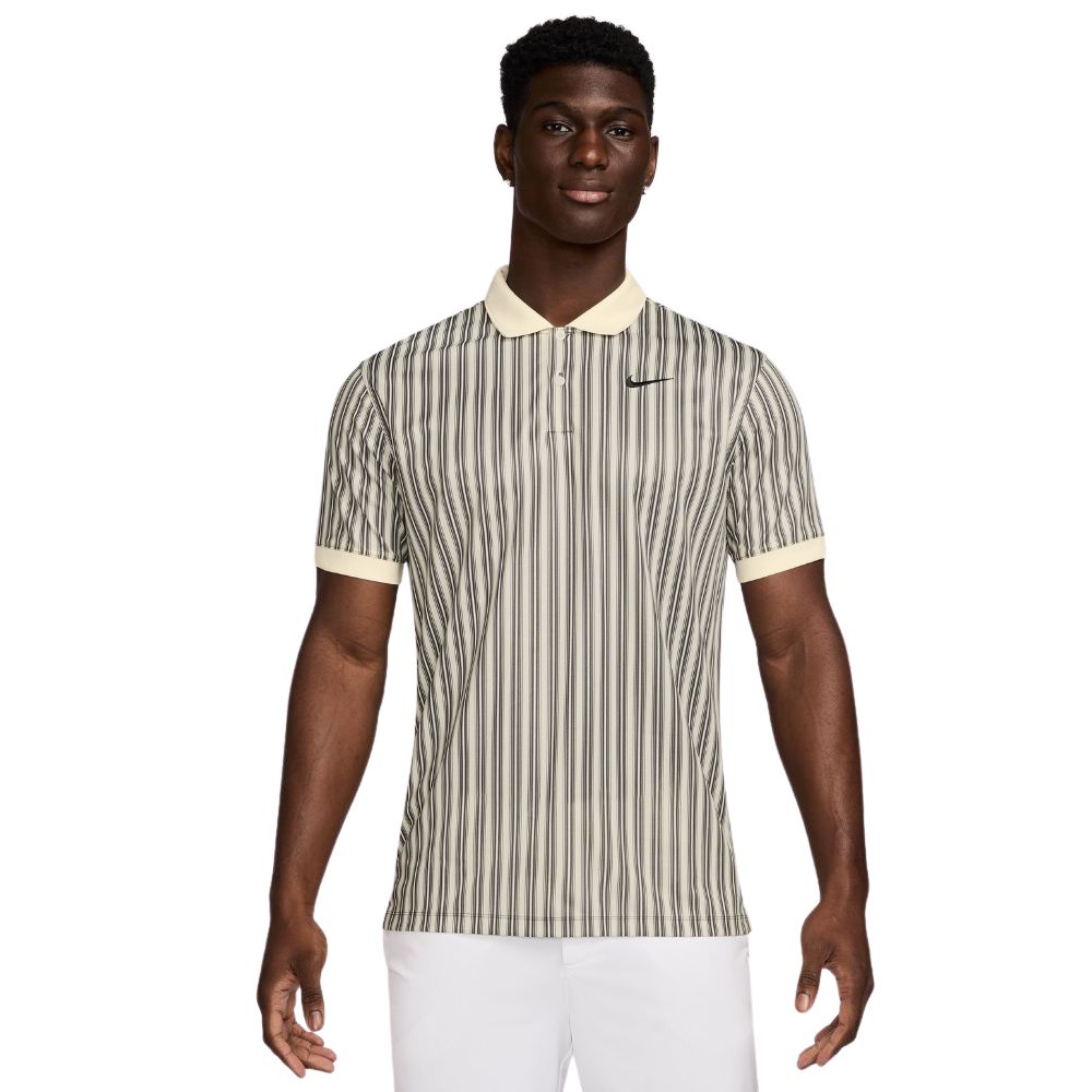 Nike Dri-FIT Victory + Novelty Golf Polo Shirt 2025 - HM5643-104 Light Orewood Brown / Pale Ivory / Black 104 M