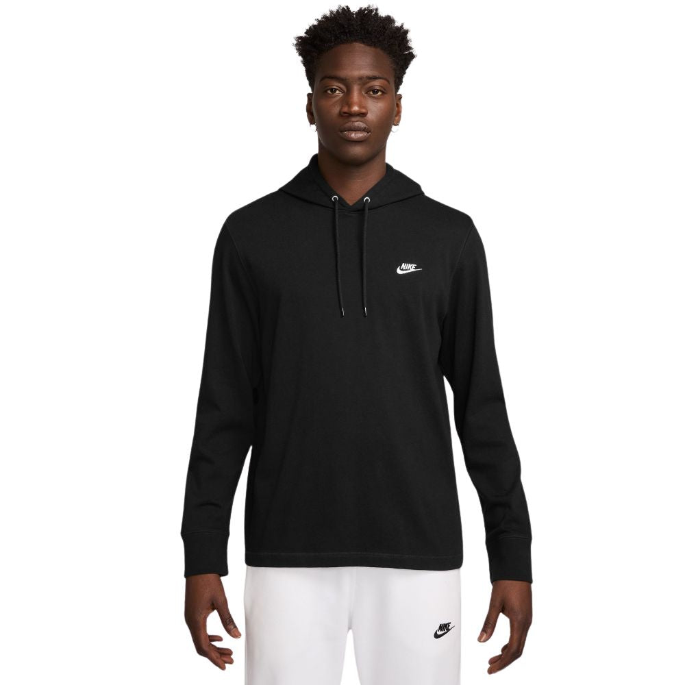 Nike Club Knit Pullover Mens Golf Hoodie 2025 - HV1151-010 Black / Black / White 010 M