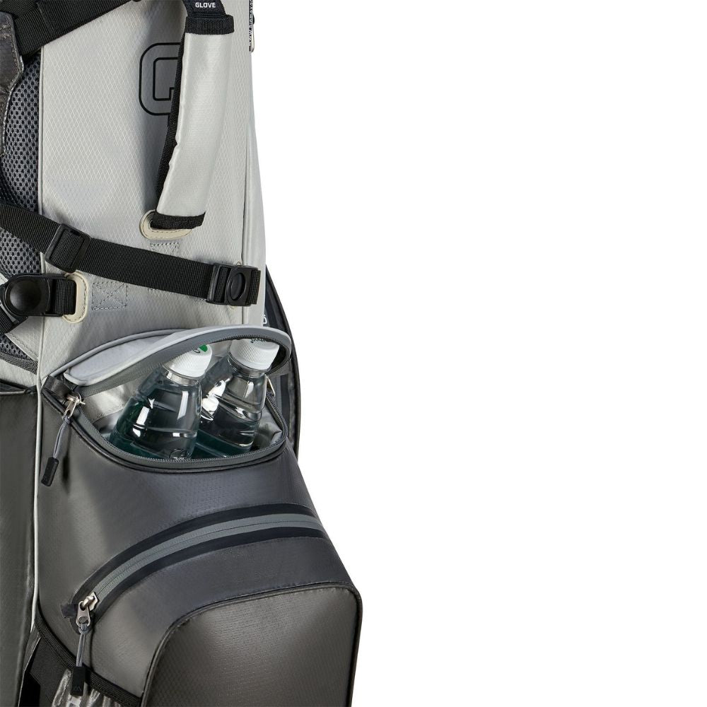 Big Max Aqua Hybrid 4 Golf Stand Bag - Grey / Silver