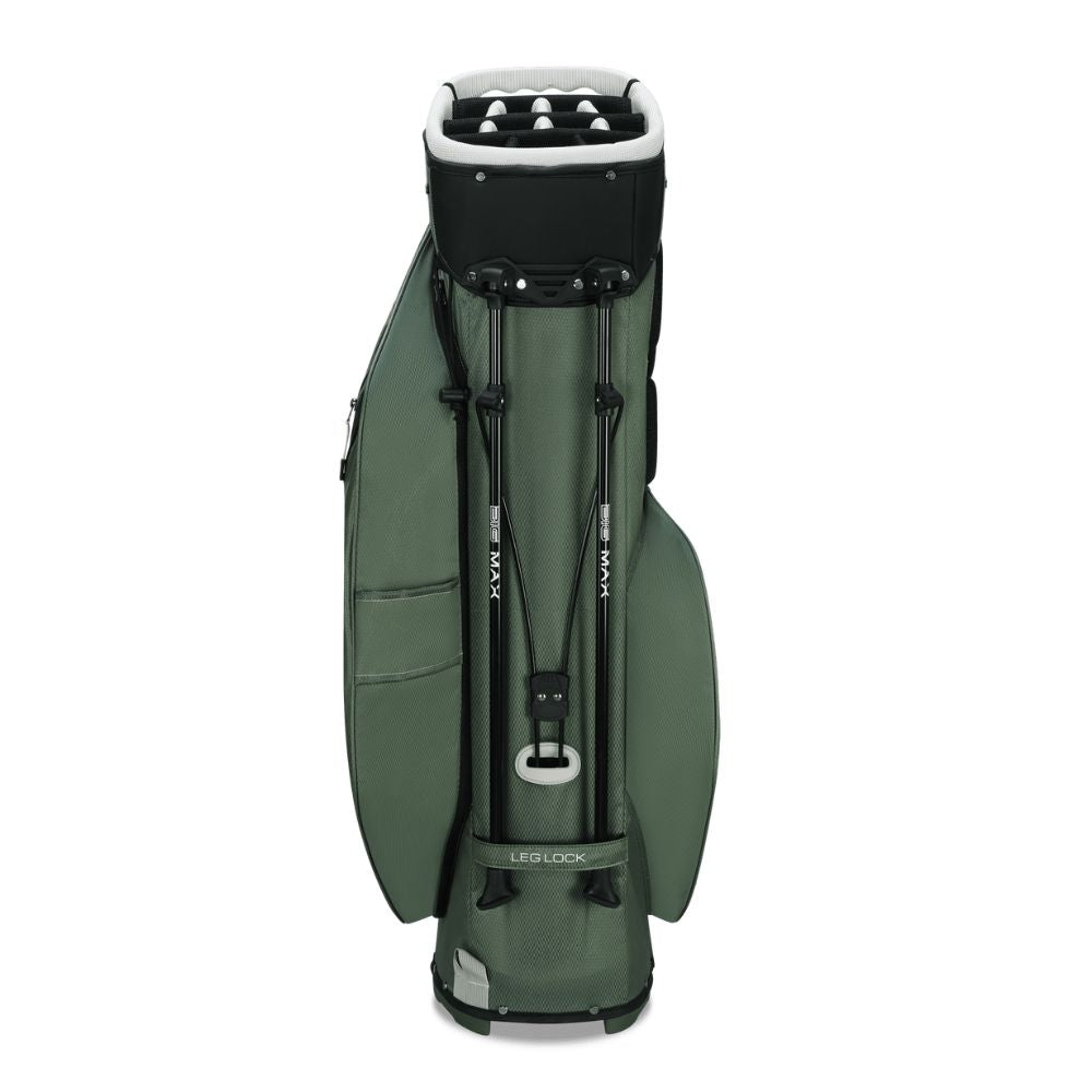 Big Max Dri Lite Hybrid Tour 2 Golf Stand Bag 2025 - Olive Green / Black