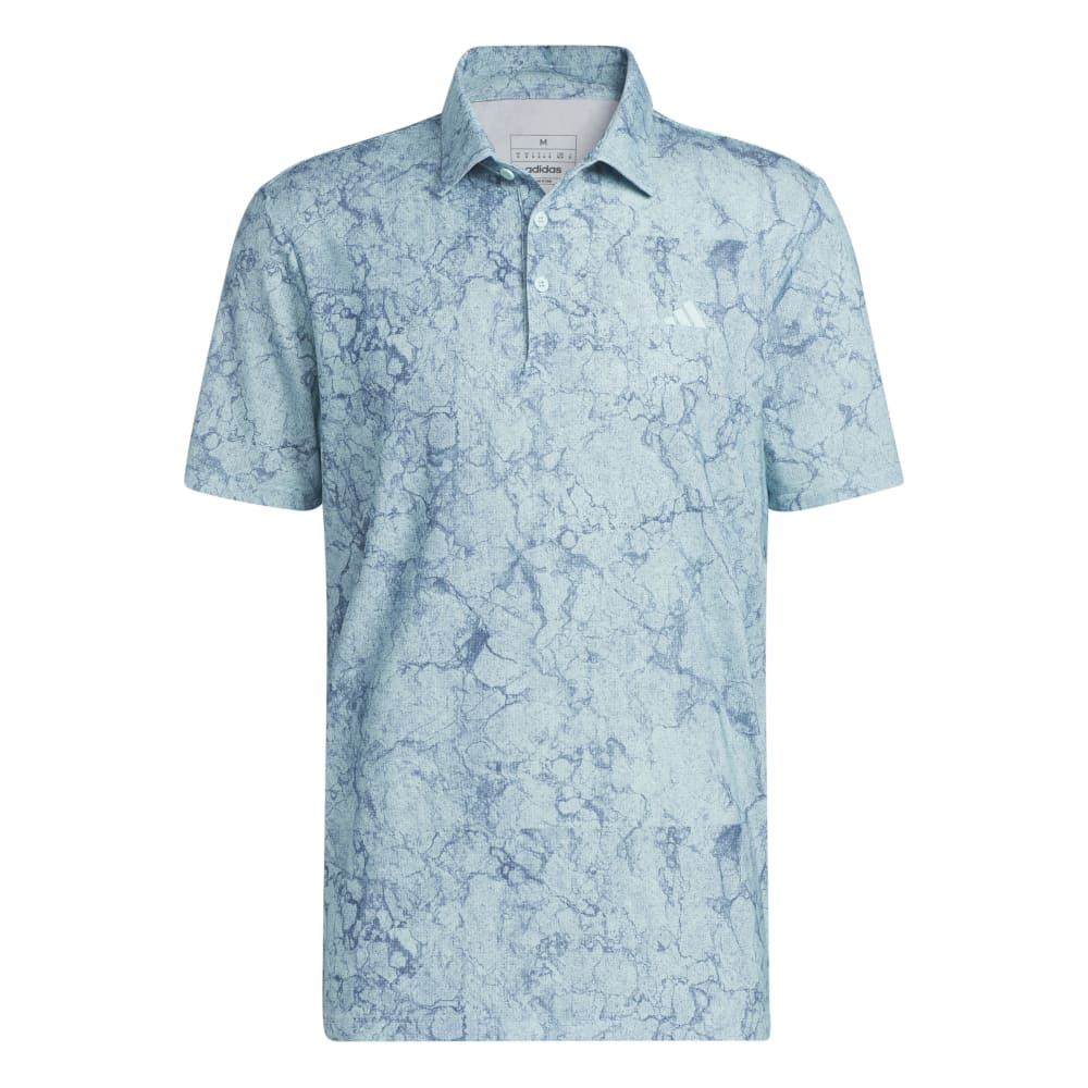 adidas Sun Energy Golf Polo Shirt HZ3189 Semi Flash Aqua M