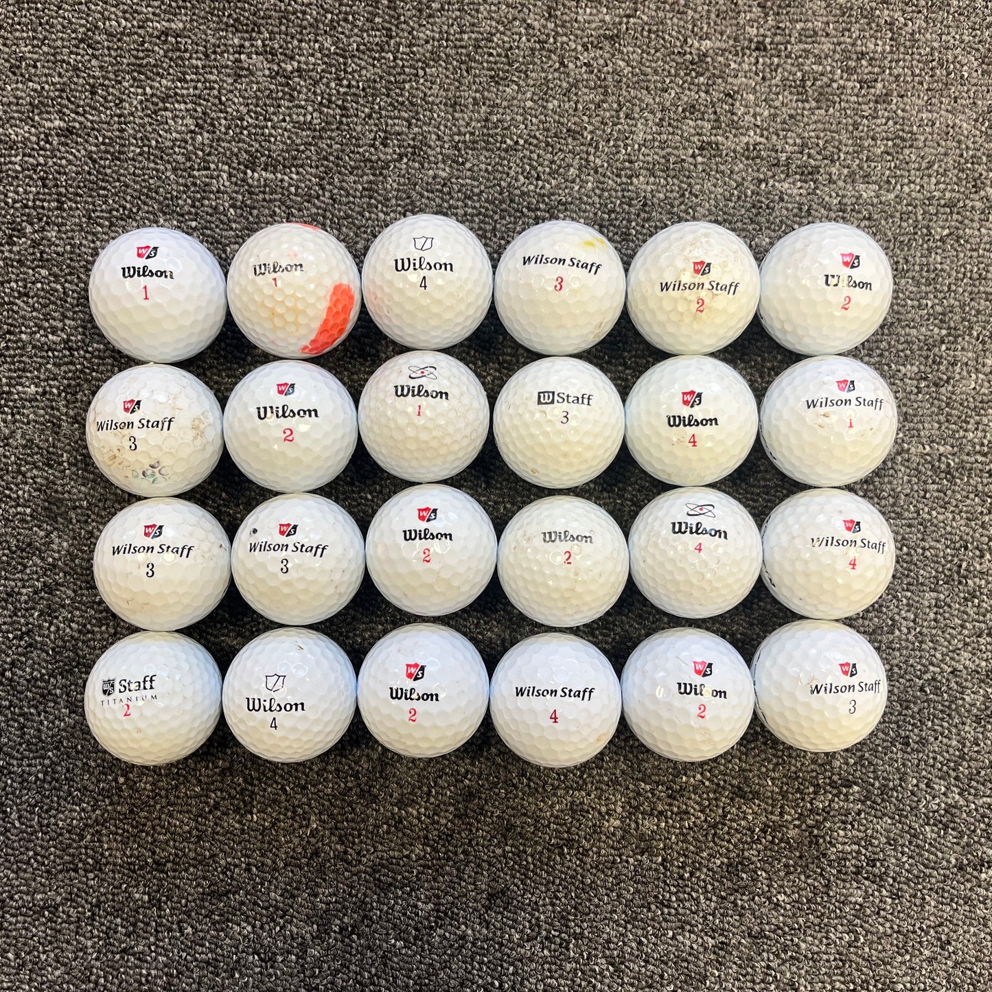 Wilson Staff Grade C Recycled Golf Balls - 24 Pack