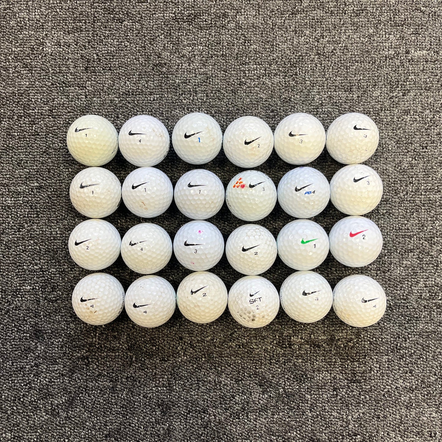 Nike Grade C Recycled Golf Balls - 24 Pack