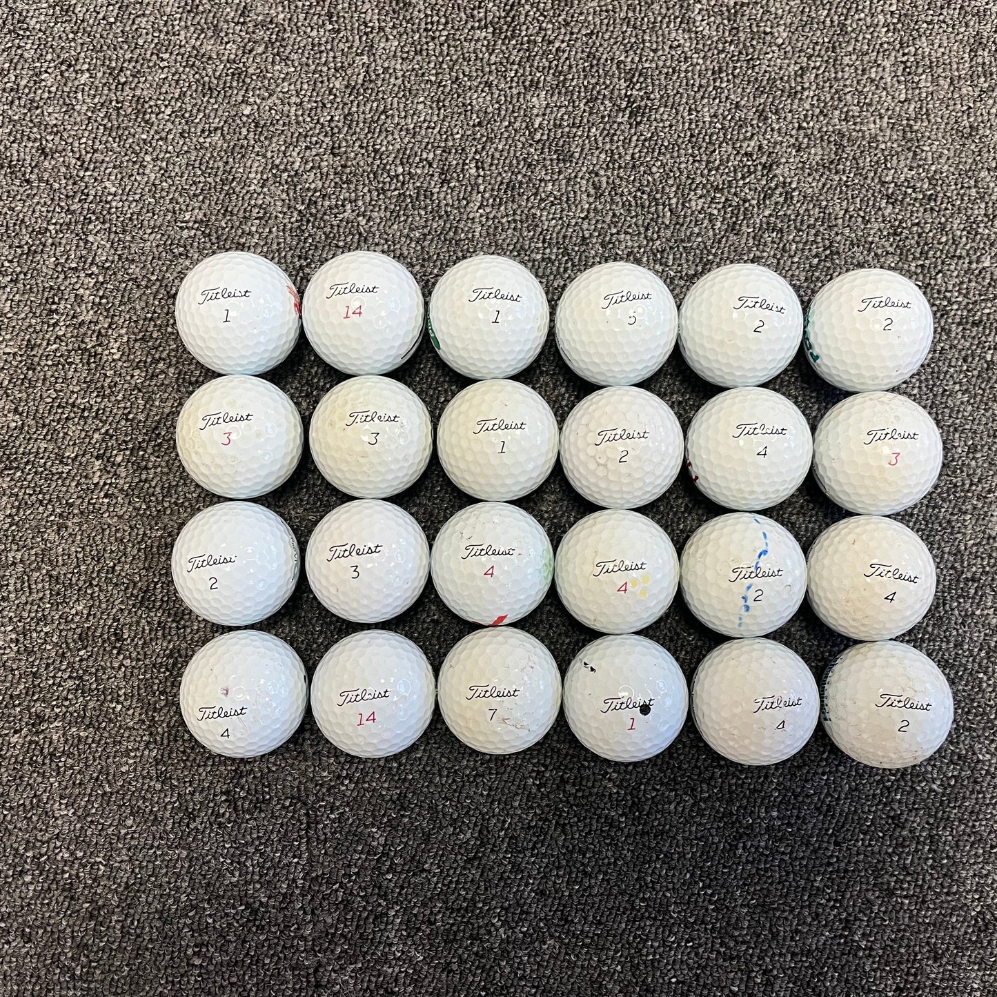 Titleist Pro v1 Grade B Recycled Golf Balls - 24 Pack