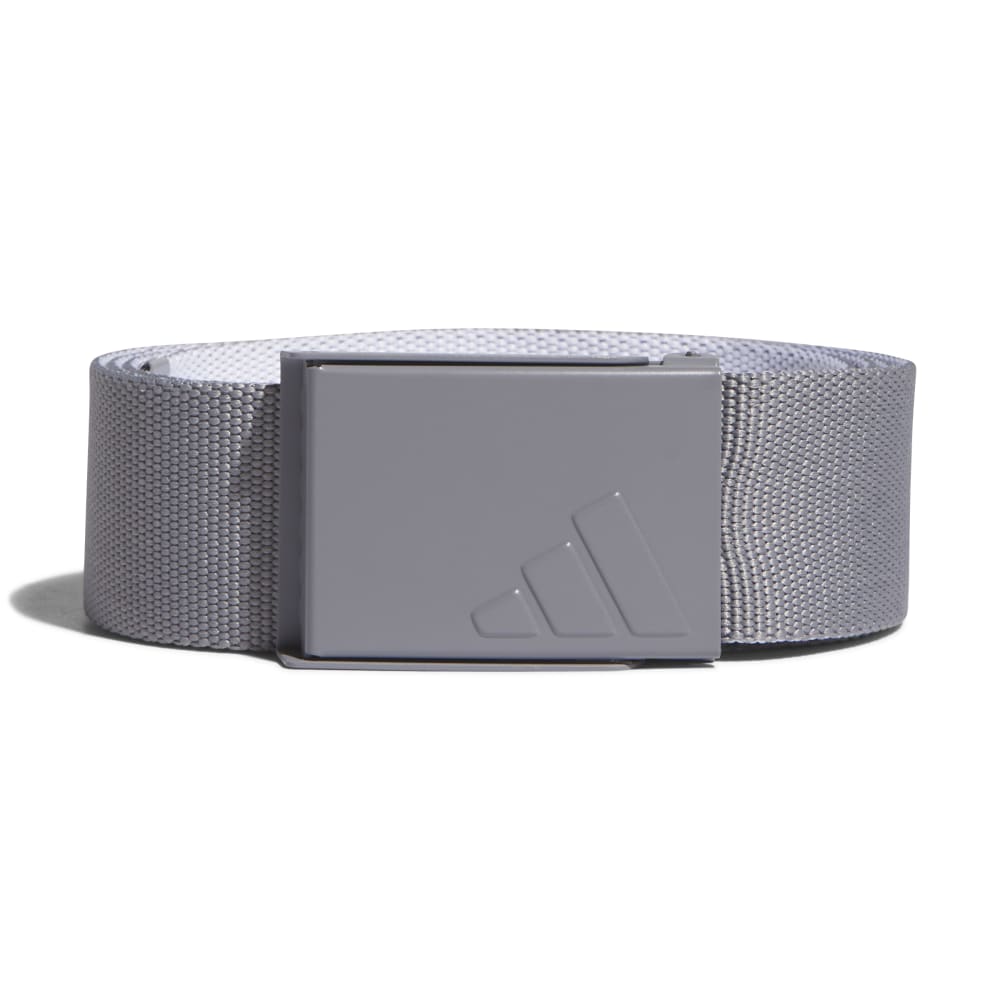 adidas Reversible Webbing Golf Belt - Grey/White adidas Reversible Webbing Golf Belt - Grey/White