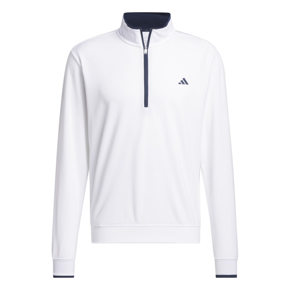 adidas Golf Lightweight 1/2 Zip Pullover Top IQ2962 White M 