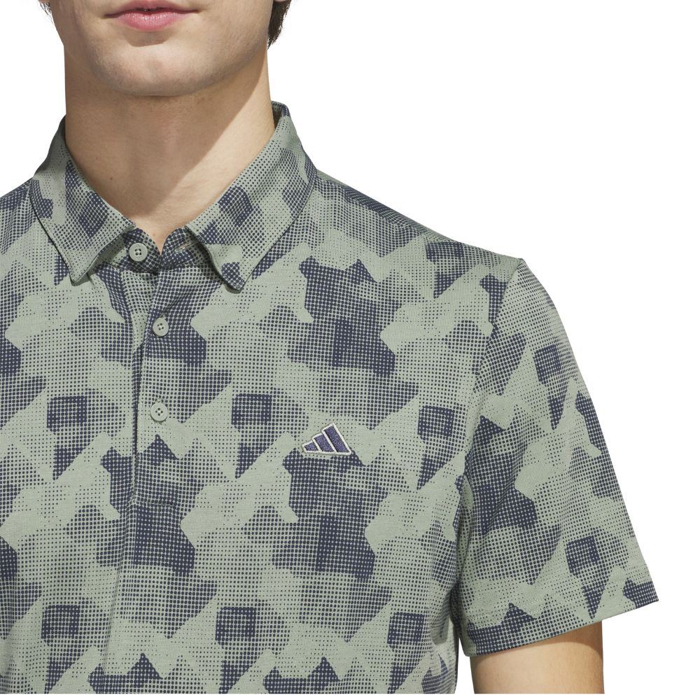 adidas Go-To Print Mens Golf Polo Shirt 2025 - JF9024