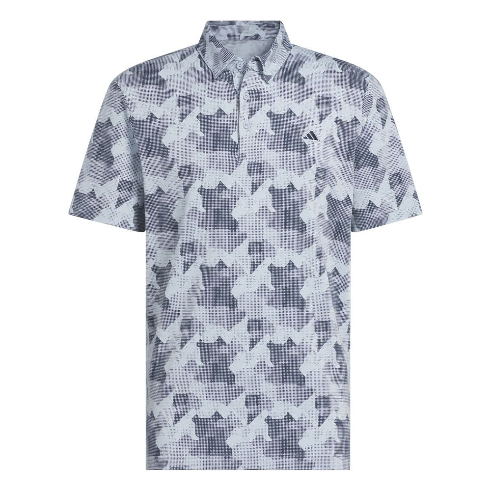 adidas Go-To Print Mens Golf Polo Shirt 2025 JP0471