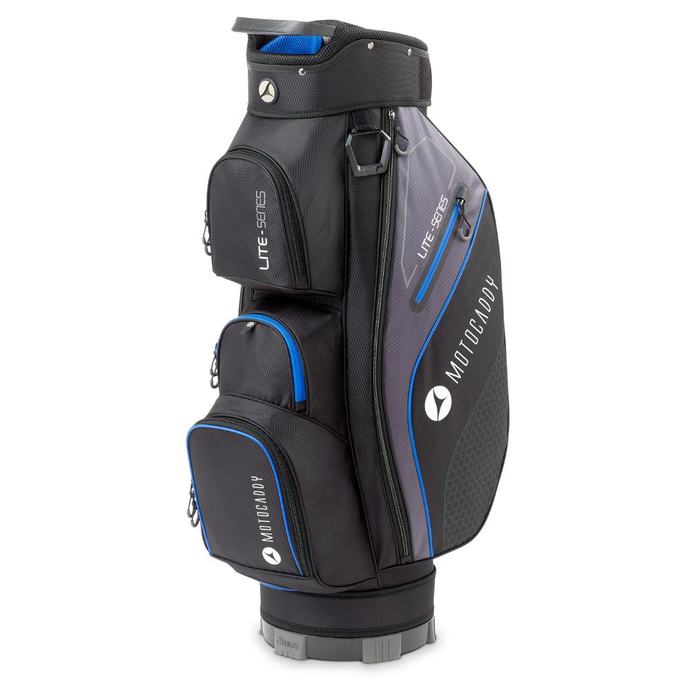 Motocaddy Lite Series Golf Cart Bag 2024 - Black Blue Black/Blue  