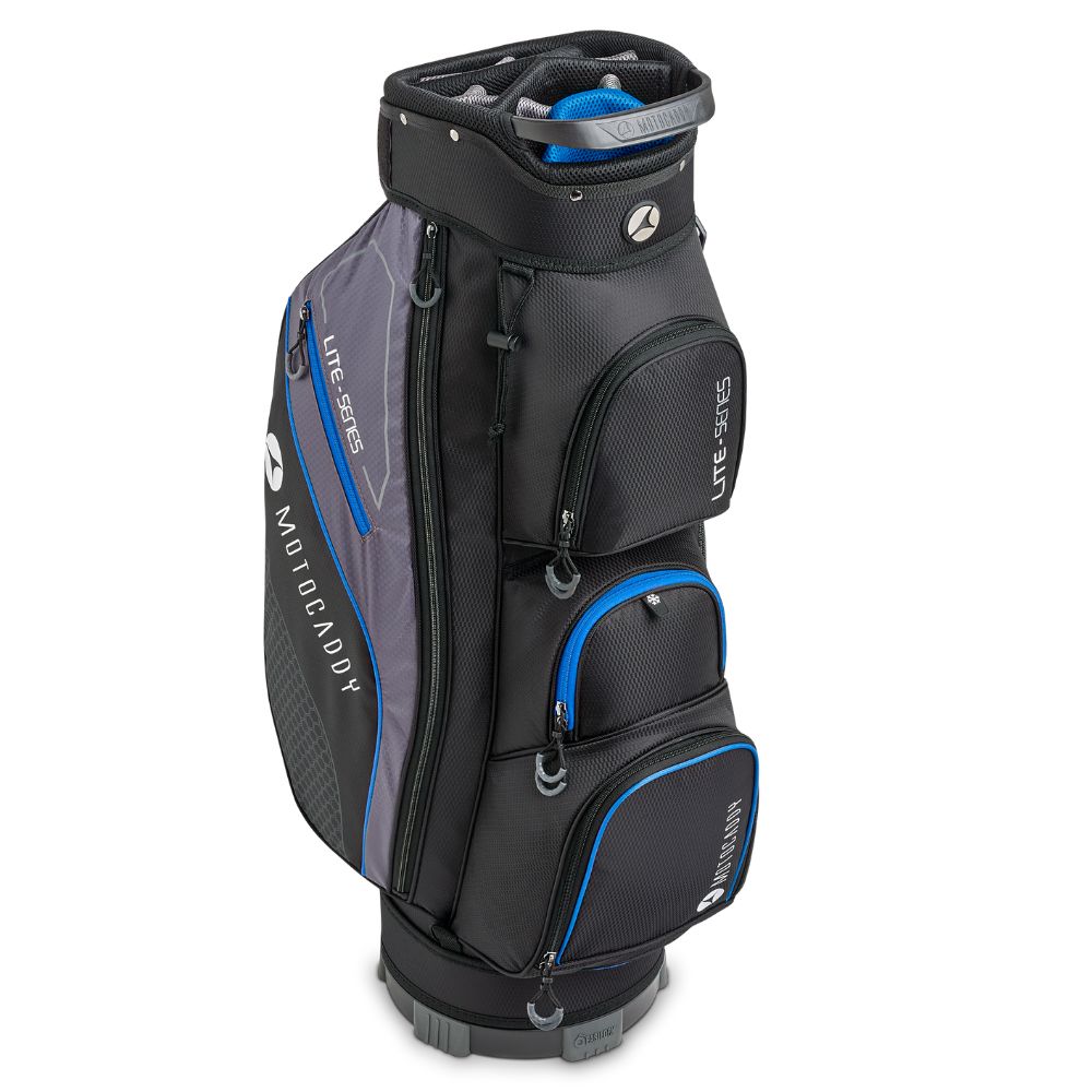 Motocaddy Lite Series Golf Cart Bag 2024 - Black Blue   