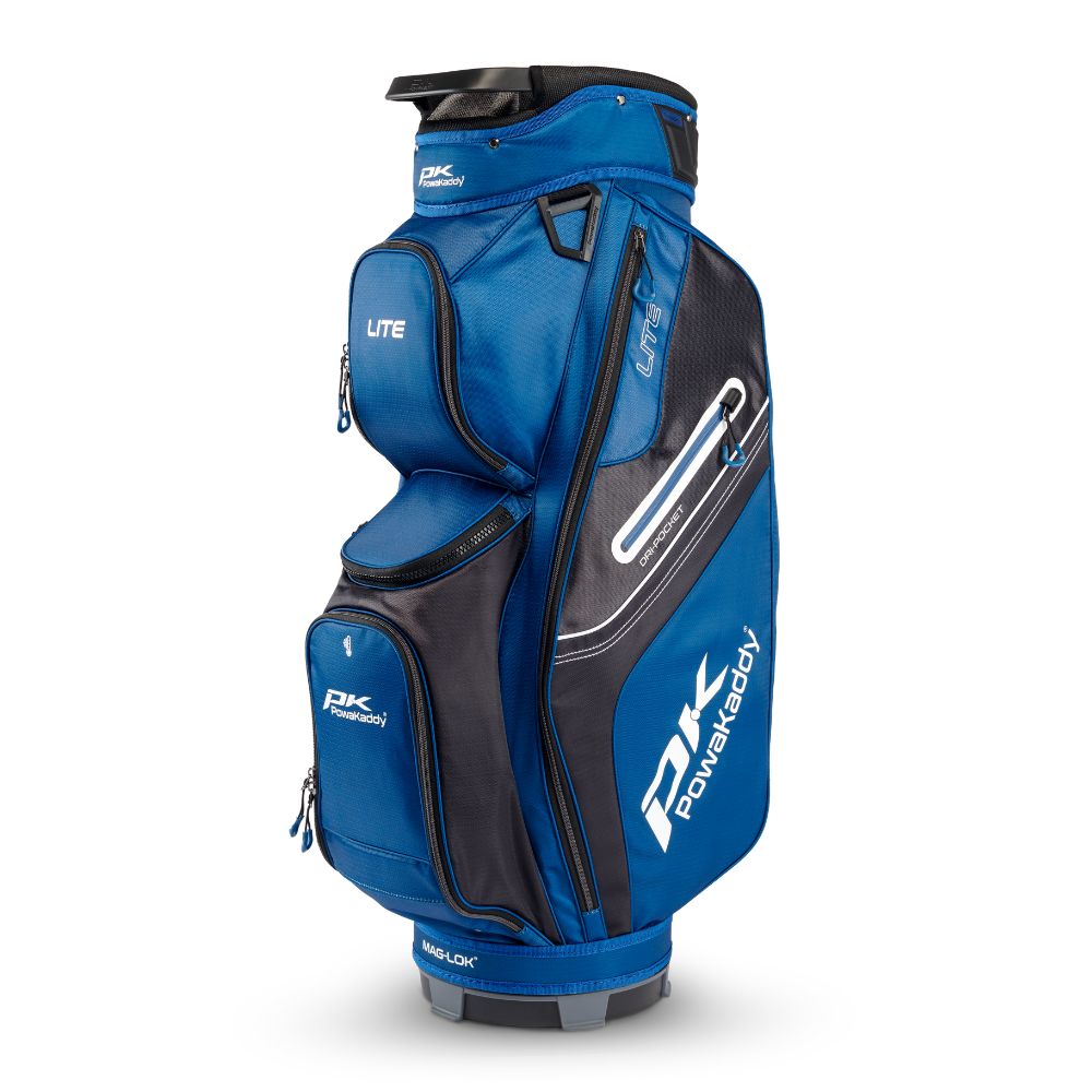 Powakaddy Lite Golf Cart Bag 2025 Navy Grey – Major Golf Direct
