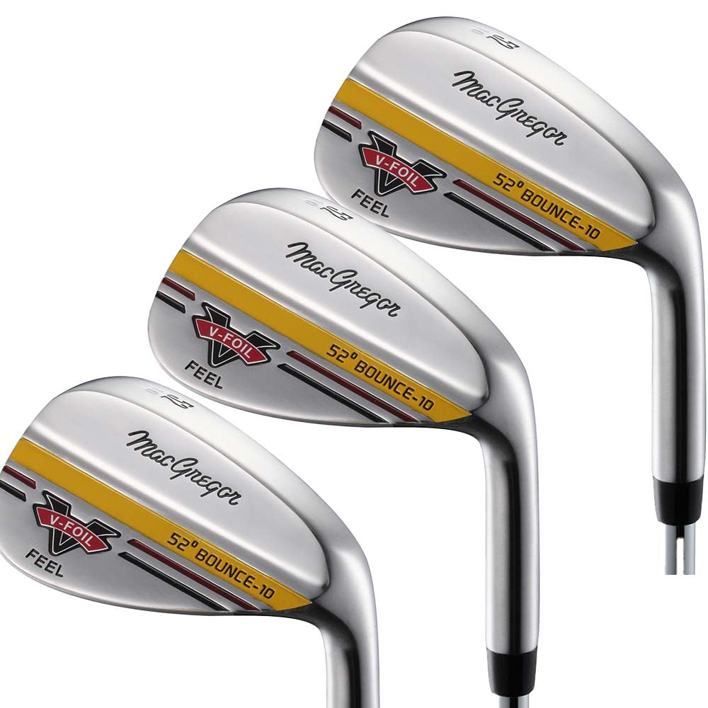 MacGregor Golf V Foil Chrome Wedge - Set of 3 Wedges Right Hand