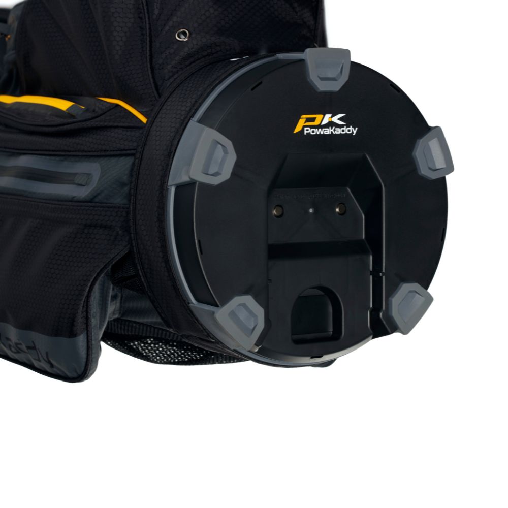 Powakaddy Edge Golf Cart Bag 2025 - Black / Yellow