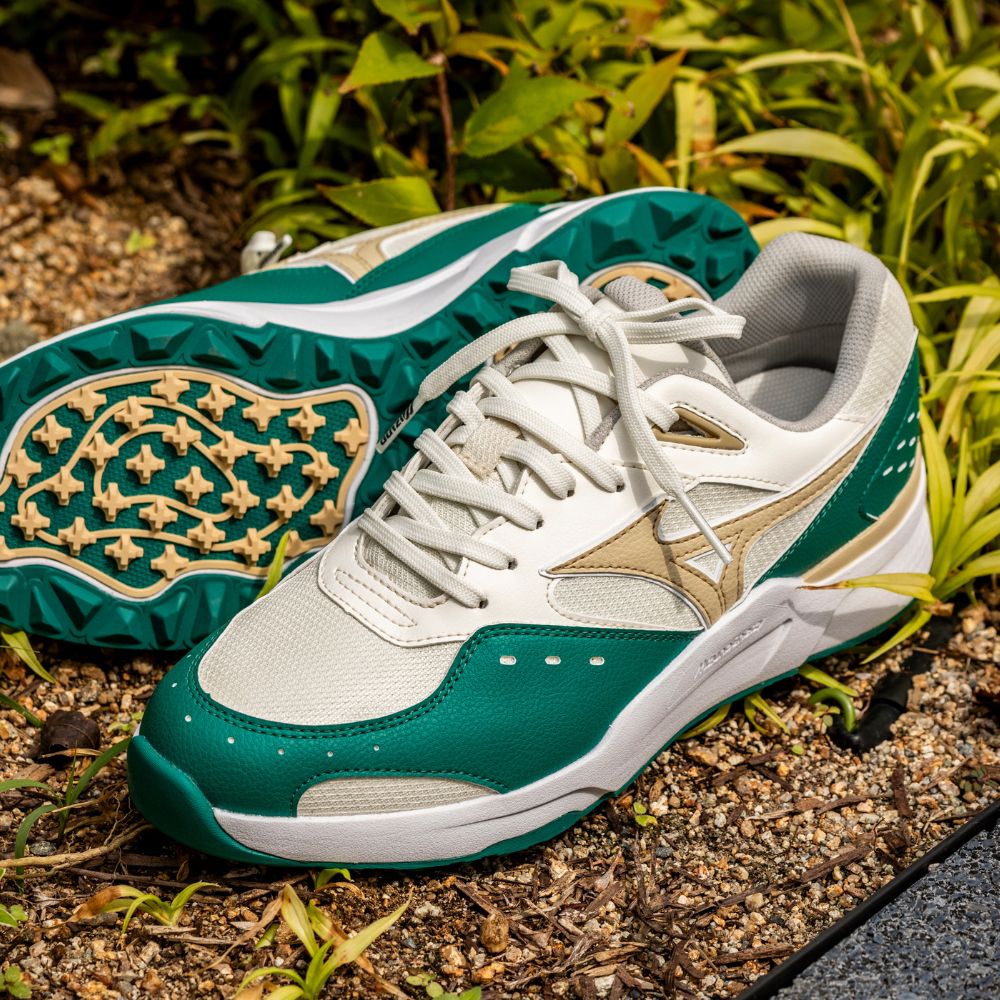 Mizuno Contender Spikeless Golf Shoe - Alpine Green / Pale Khaki / Snow White