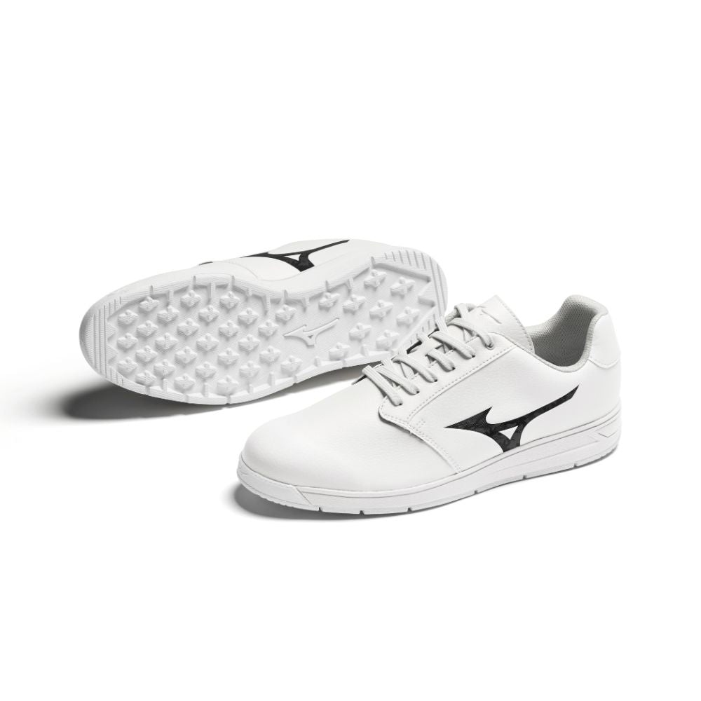 Mizuno G-Style Spikeless Golf Shoes 2025 - White / Black Camo