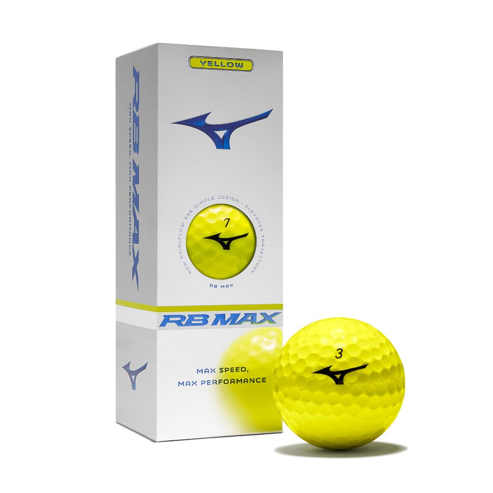 Mizuno Golf RB Max Golf Balls - Yellow