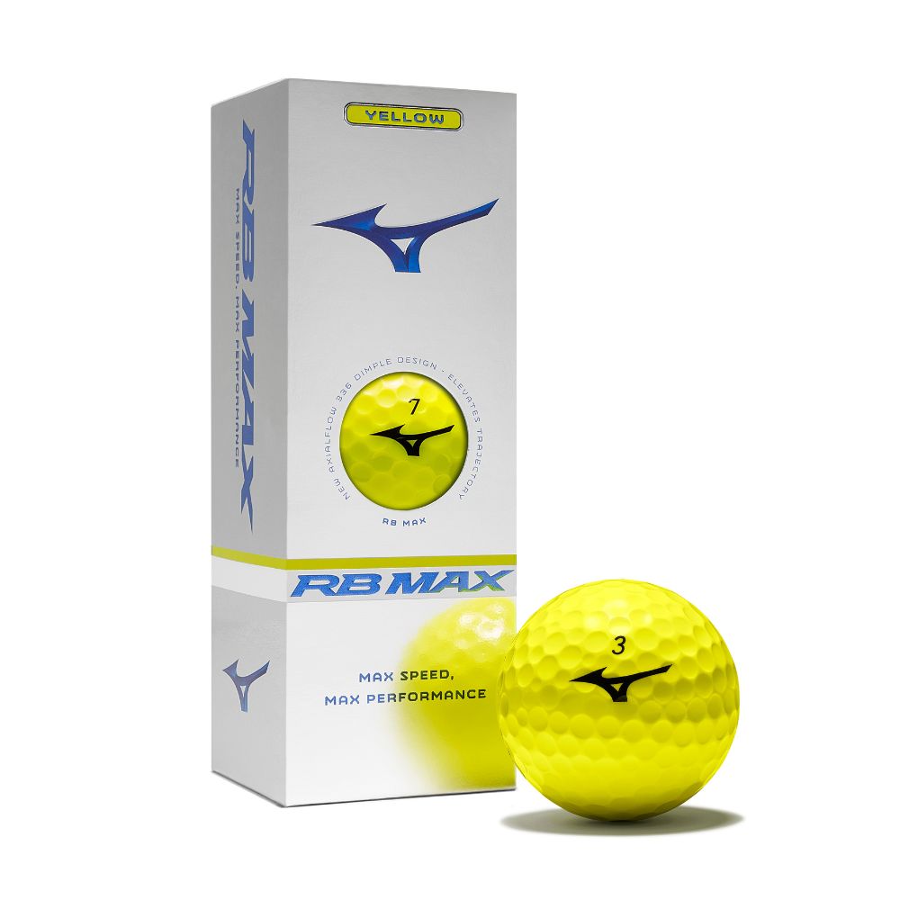 Mizuno Golf RB Max Golf Balls 2024 - Yellow   