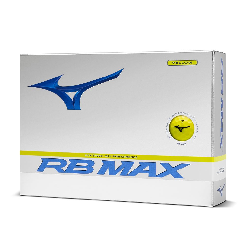 Mizuno Golf RB Max Golf Balls 2024 - Yellow Yellow  