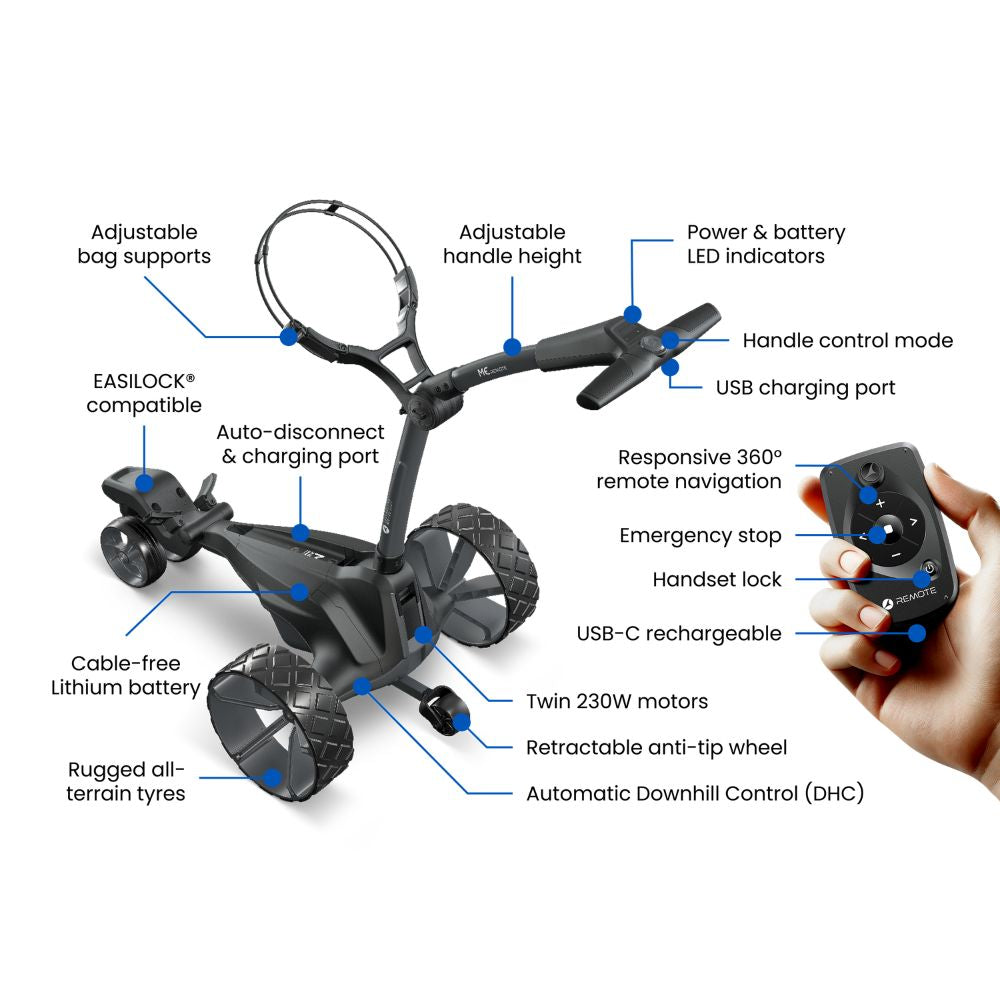 Motocaddy ME Remote Control Ultra Lithium Electric Golf Trolley 2026